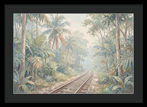 Narrow Gauge Railway Through Tropical Forest
