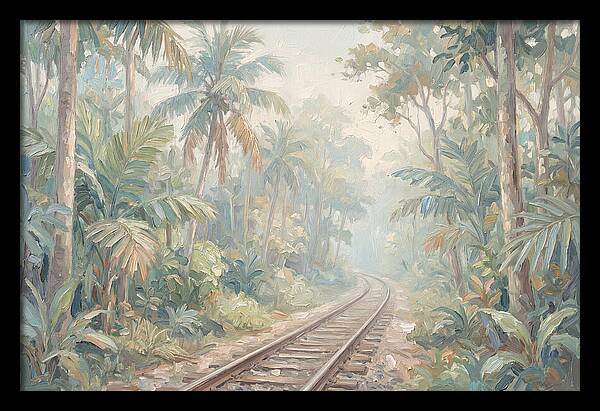 Narrow Gauge Railway Through Tropical Forest