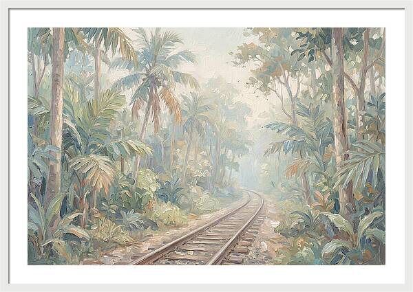 Narrow Gauge Railway Through Tropical Forest