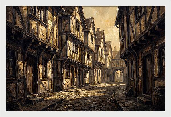 Narrow Medieval Lane