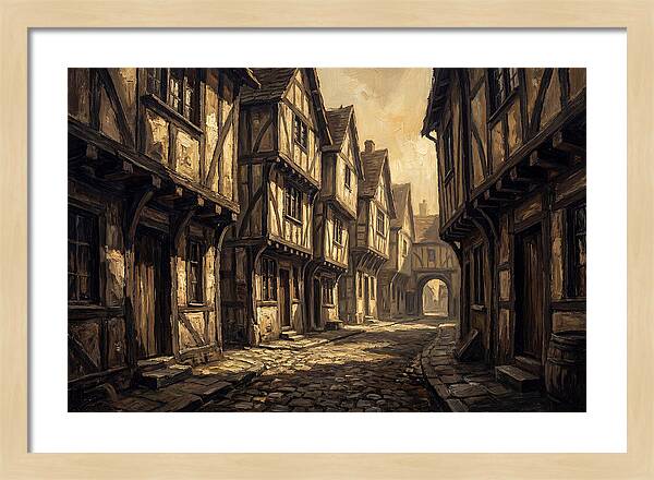 Narrow Medieval Lane