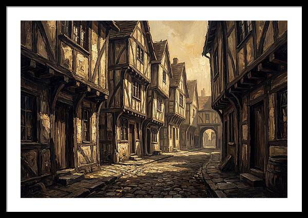 Narrow Medieval Lane
