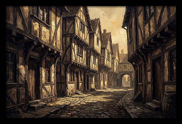 Narrow Medieval Lane