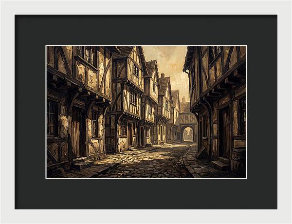 Narrow Medieval Lane
