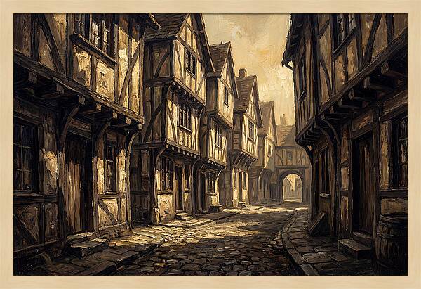 Narrow Medieval Lane