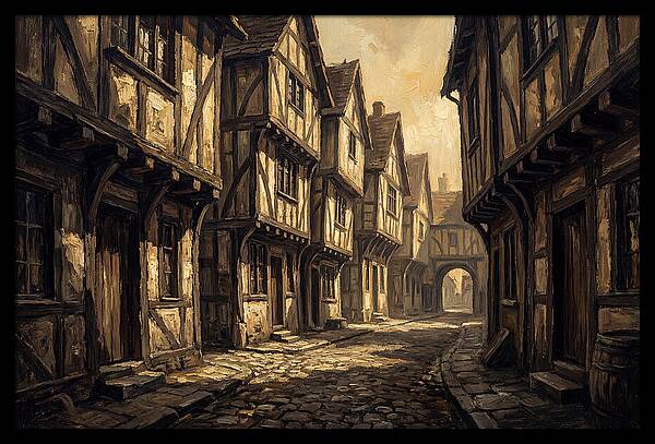 Narrow Medieval Lane