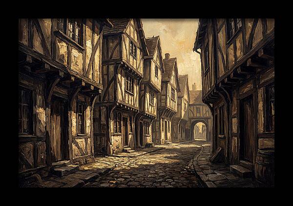 Narrow Medieval Lane