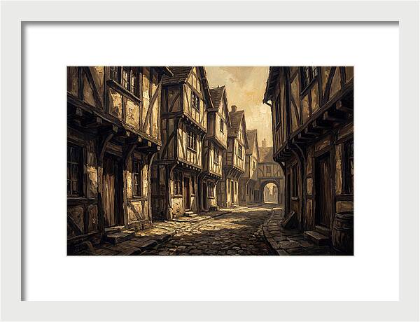 Narrow Medieval Lane