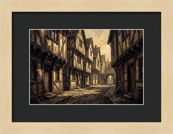 Narrow Medieval Lane