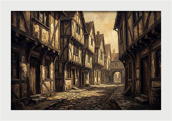 Narrow Medieval Lane