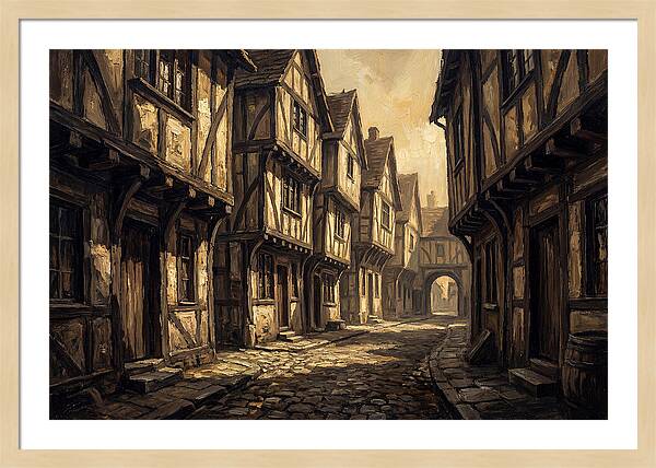 Narrow Medieval Lane