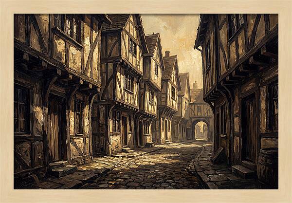 Narrow Medieval Lane