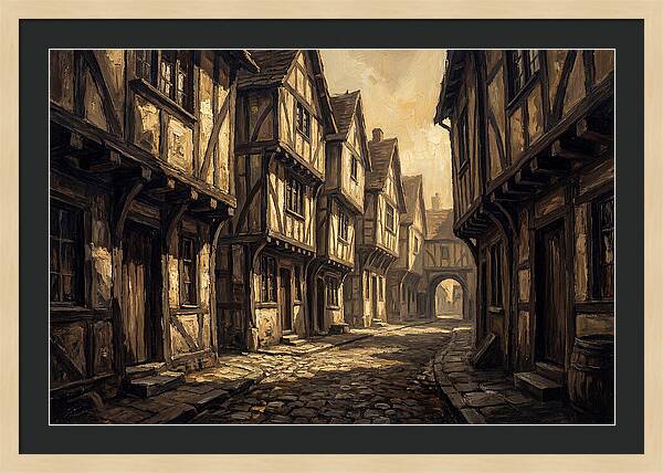 Narrow Medieval Lane