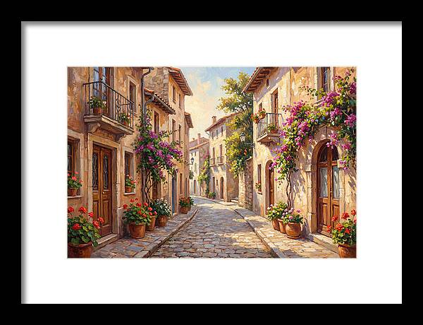 Narrow Mediterranean Street