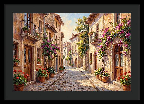 Narrow Mediterranean Street