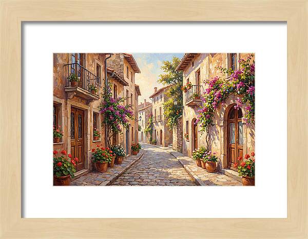 Narrow Mediterranean Street