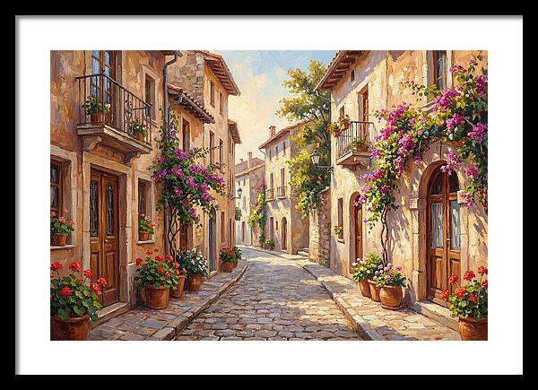 Narrow Mediterranean Street