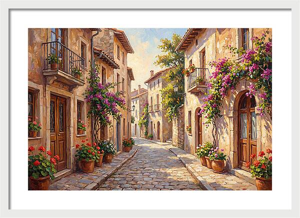 Narrow Mediterranean Street