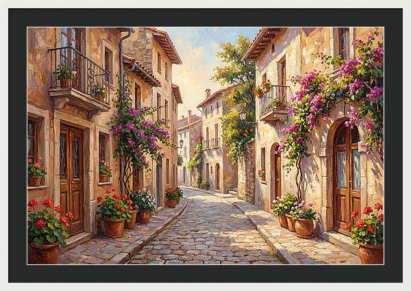Narrow Mediterranean Street