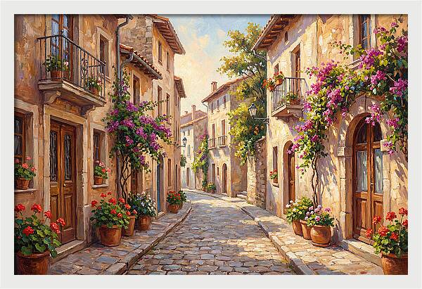 Narrow Mediterranean Street