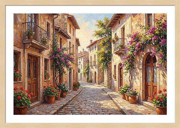 Narrow Mediterranean Street