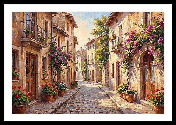 Narrow Mediterranean Street