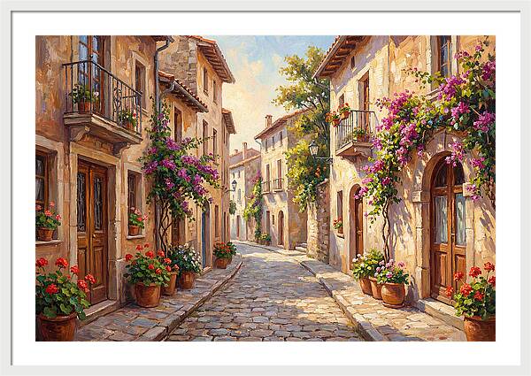 Narrow Mediterranean Street