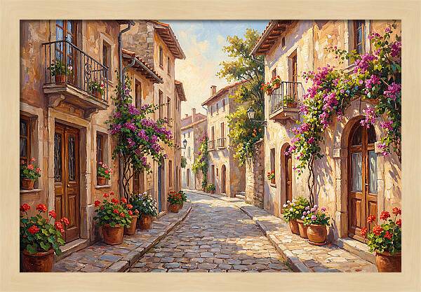 Narrow Mediterranean Street
