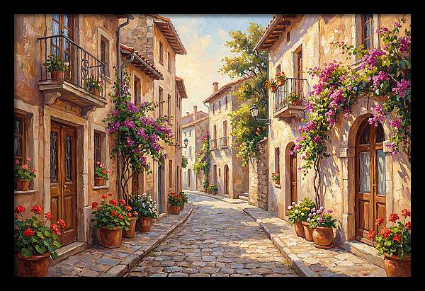 Narrow Mediterranean Street
