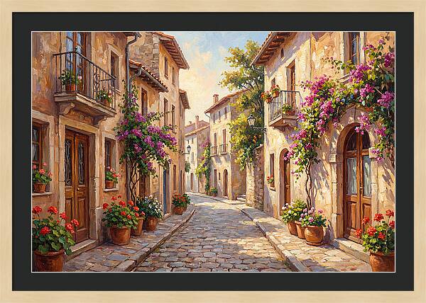 Narrow Mediterranean Street