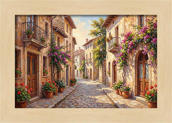 Narrow Mediterranean Street