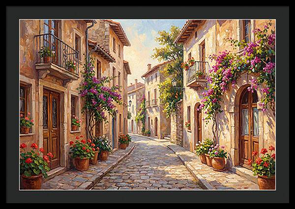 Narrow Mediterranean Street
