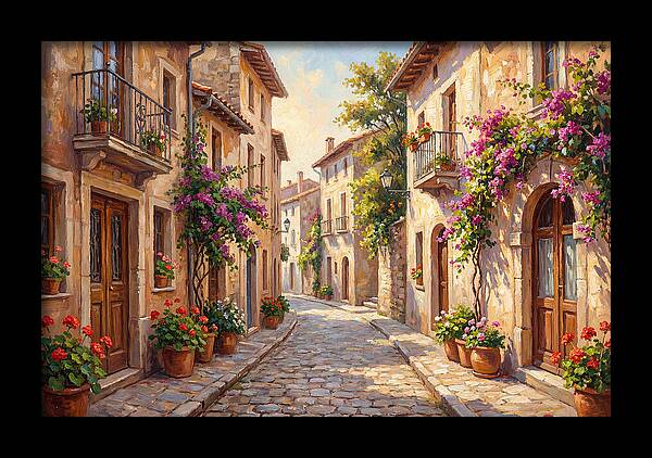 Narrow Mediterranean Street