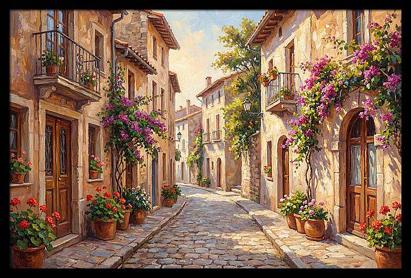 Narrow Mediterranean Street