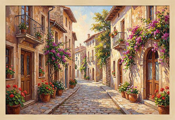Narrow Mediterranean Street