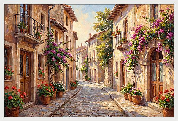 Narrow Mediterranean Street