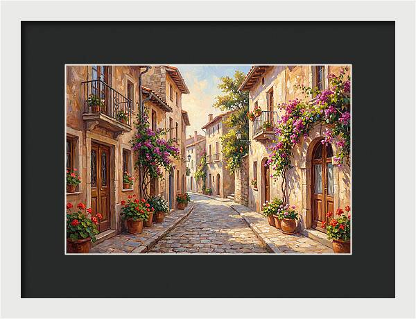 Narrow Mediterranean Street