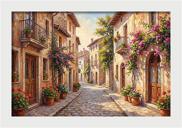 Narrow Mediterranean Street