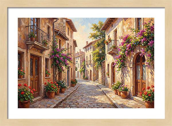 Narrow Mediterranean Street