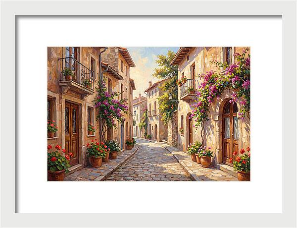 Narrow Mediterranean Street