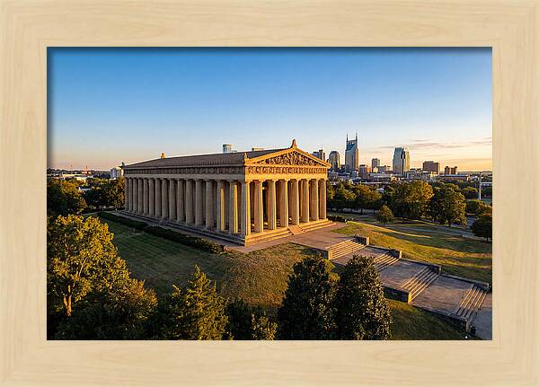 Nashville Parthenon At Sunset