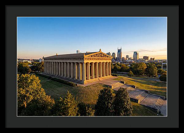 Nashville Parthenon At Sunset