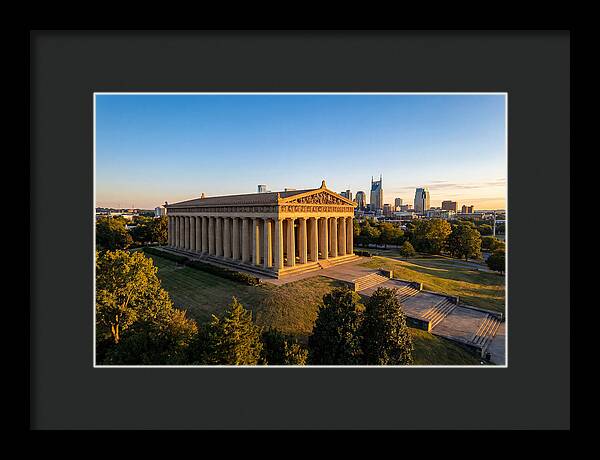 Nashville Parthenon At Sunset