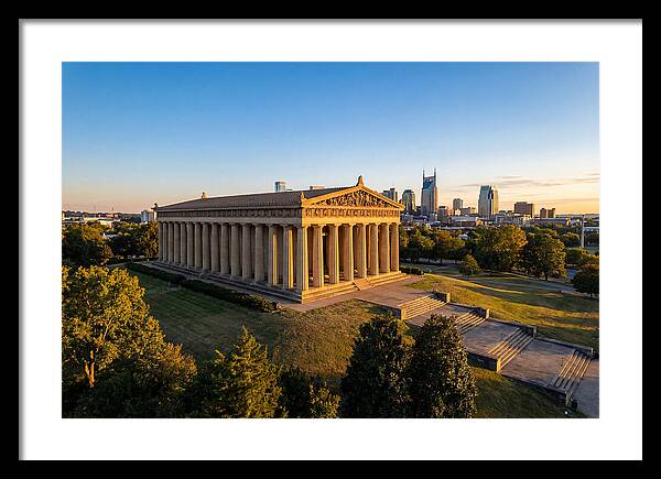 Nashville Parthenon At Sunset