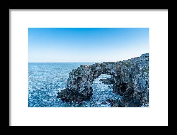 Natural Bridge Over Ocean Waves