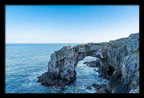 Natural Bridge Over Ocean Waves