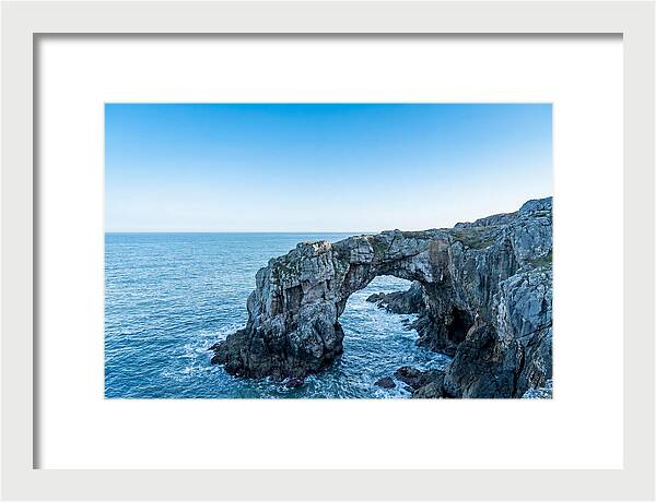Natural Bridge Over Ocean Waves