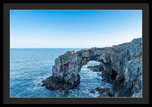 Natural Bridge Over Ocean Waves