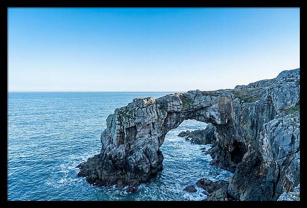 Natural Bridge Over Ocean Waves