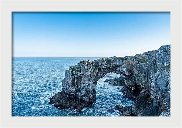 Natural Bridge Over Ocean Waves